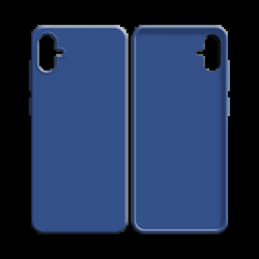 Coque silicone Samsung Galaxy A05 - Bleu Marine - Vue 12