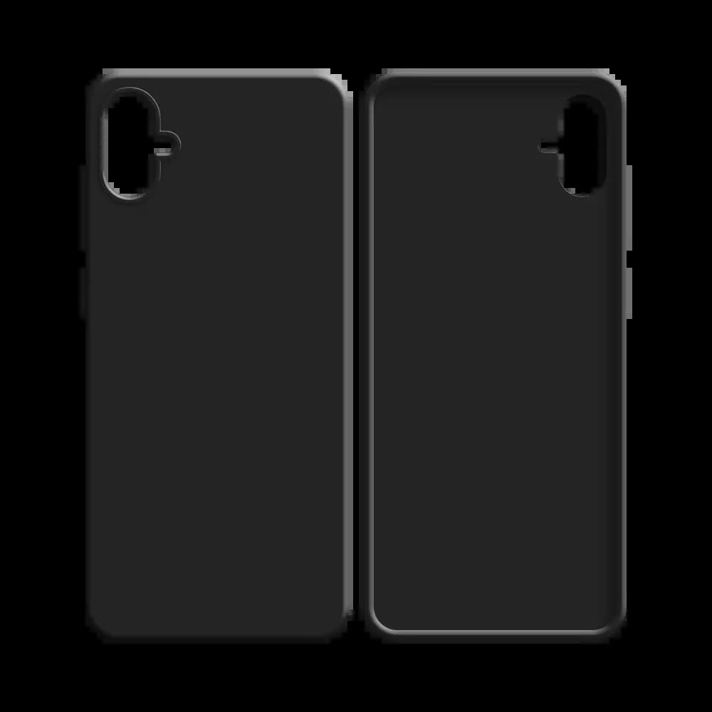 Coque silicone Samsung Galaxy A05 - Noir - Vue 12