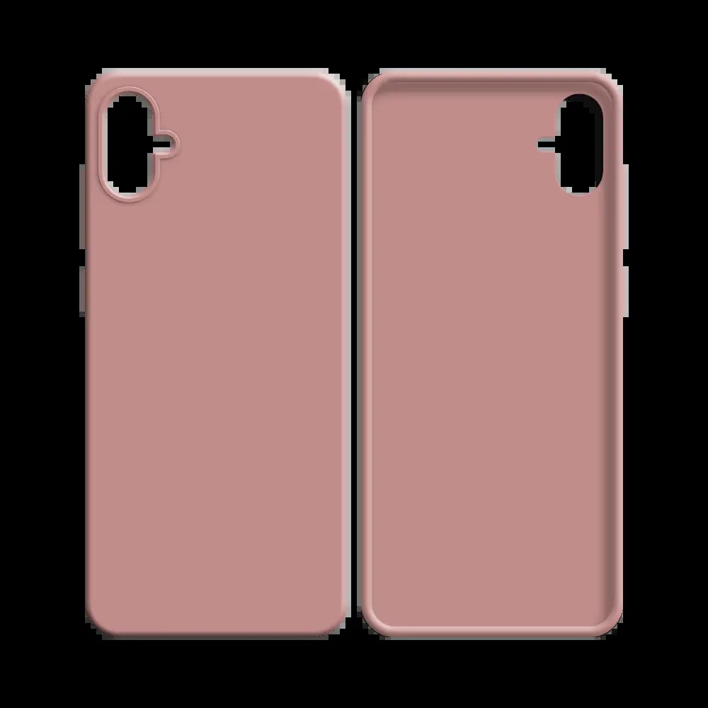 Coque silicone Samsung Galaxy A05 - Rose - Vue 12