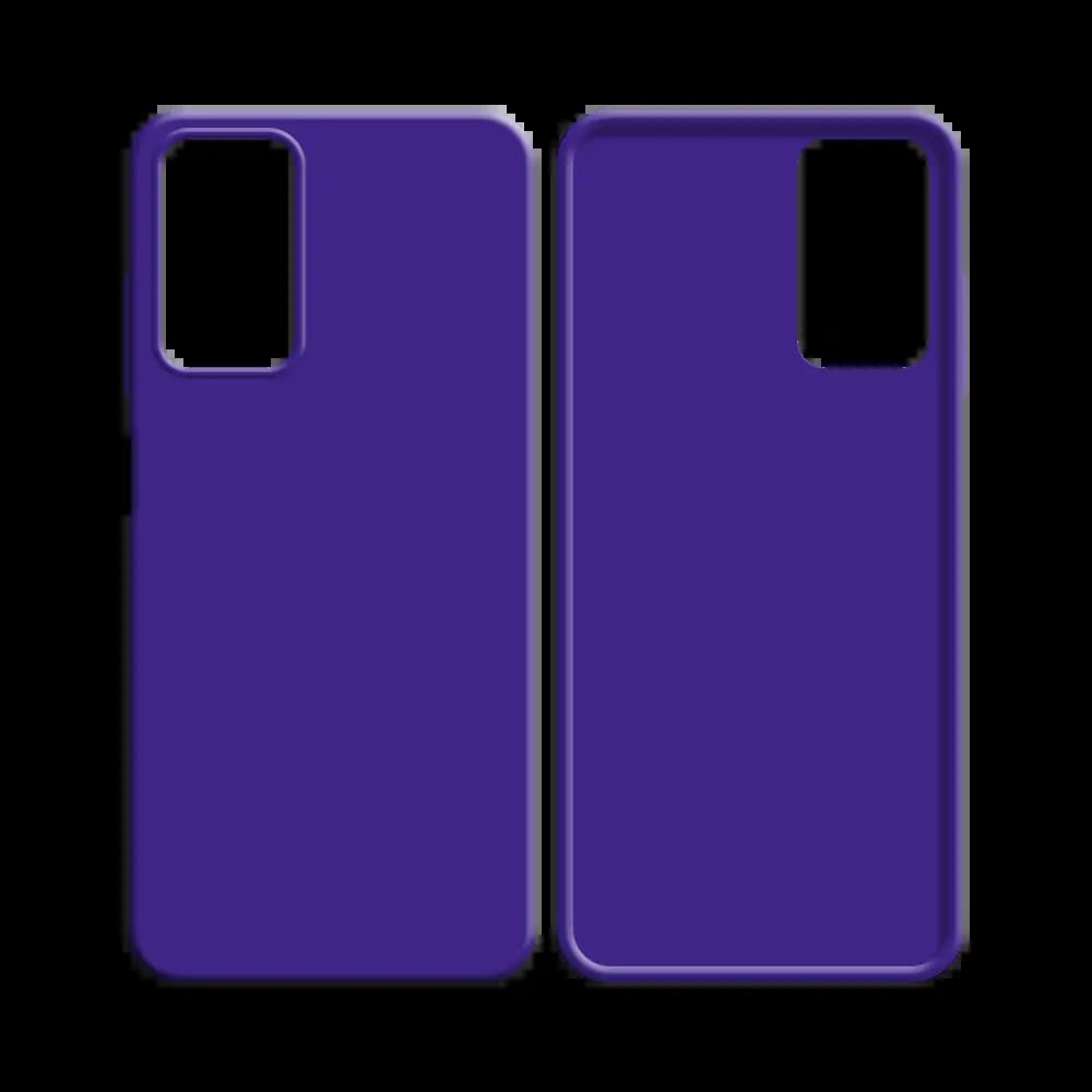 Coque silicone Samsung Galaxy A03s - Mauve - Vue 12
