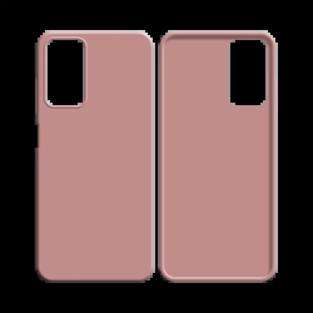 Coque silicone Samsung Galaxy A03s - Rose - Vue 12