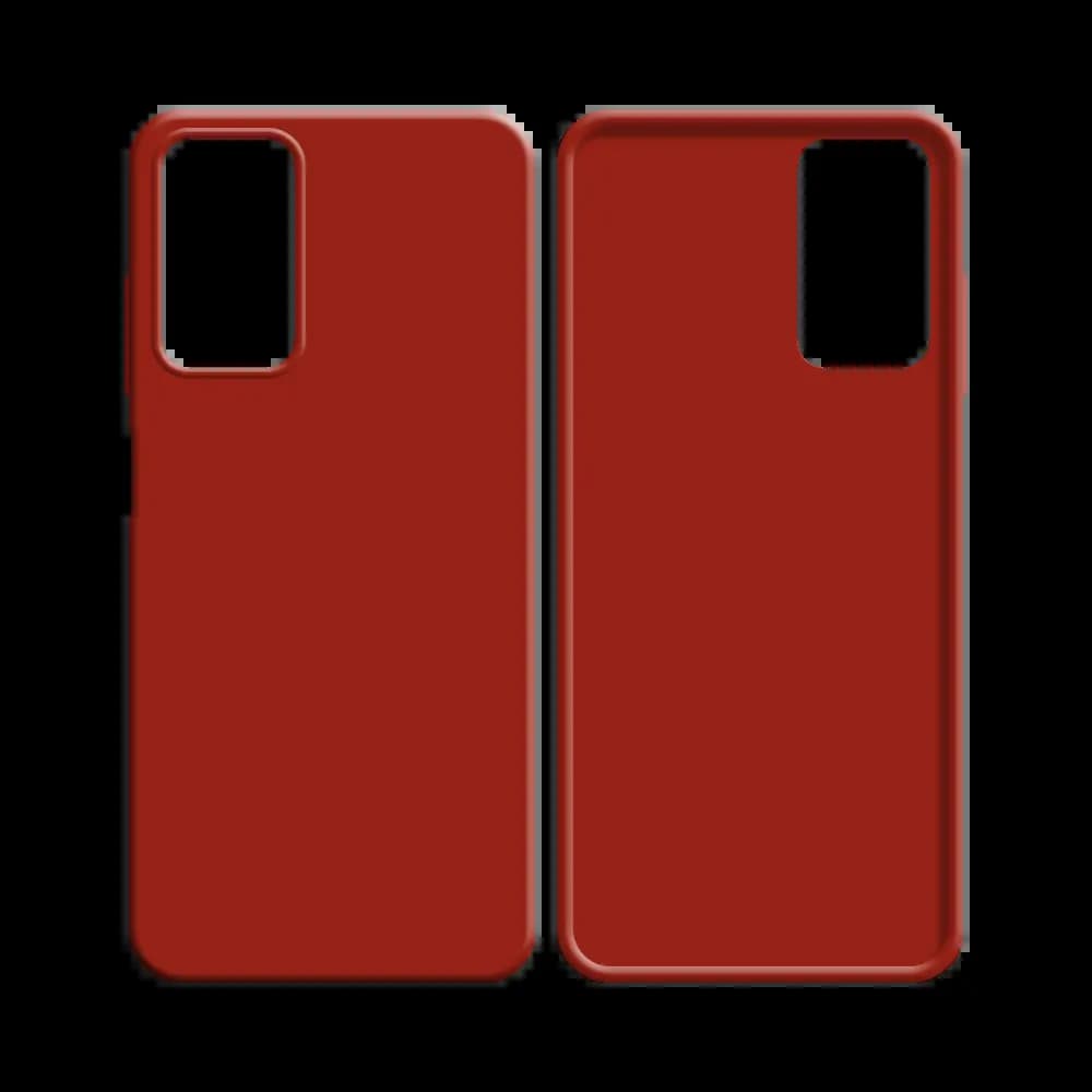 Coque silicone Samsung Galaxy A03s - Rouge - Vue 12