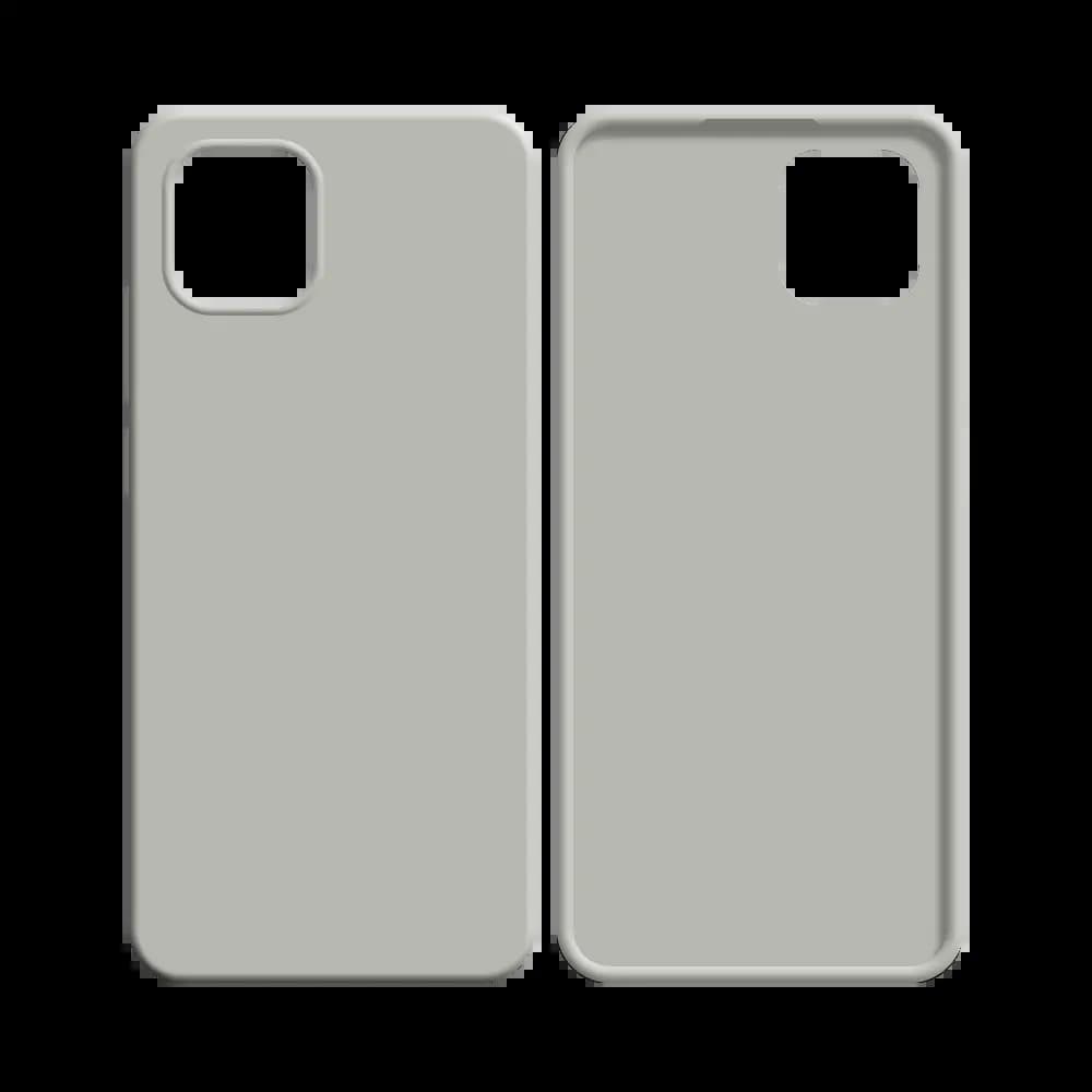 Coque silicone Samsung Galaxy A03 - Blanc - Vue 12