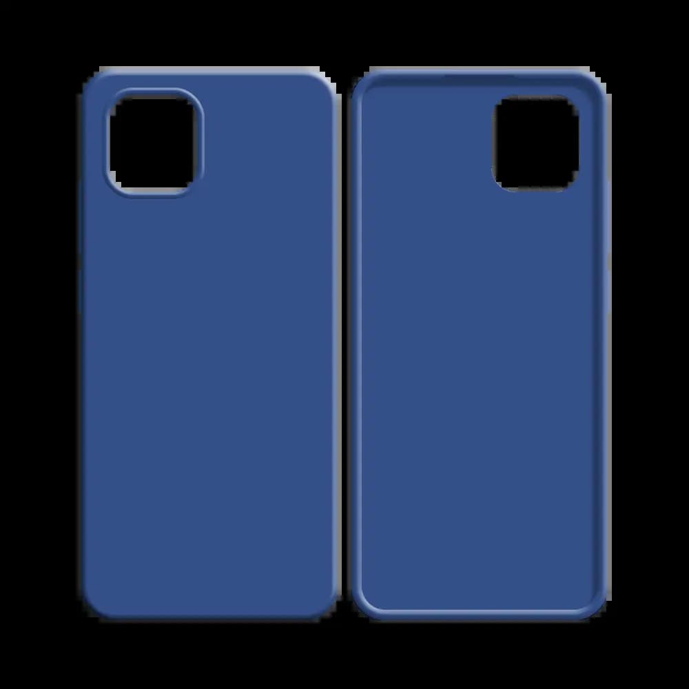 Coque silicone Samsung Galaxy A03 - Bleu Marine - Vue 8