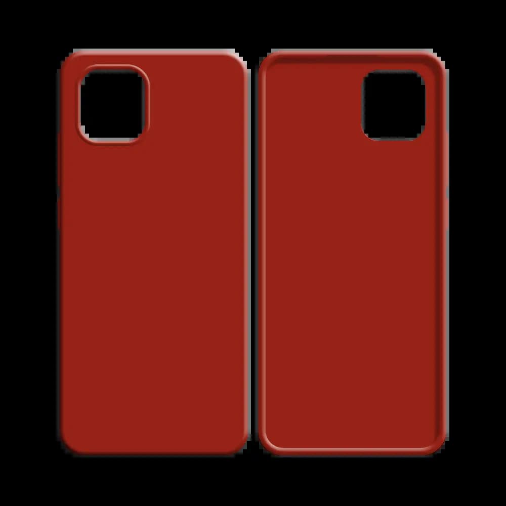 Coque silicone Samsung Galaxy A03 - Rouge - Vue 12