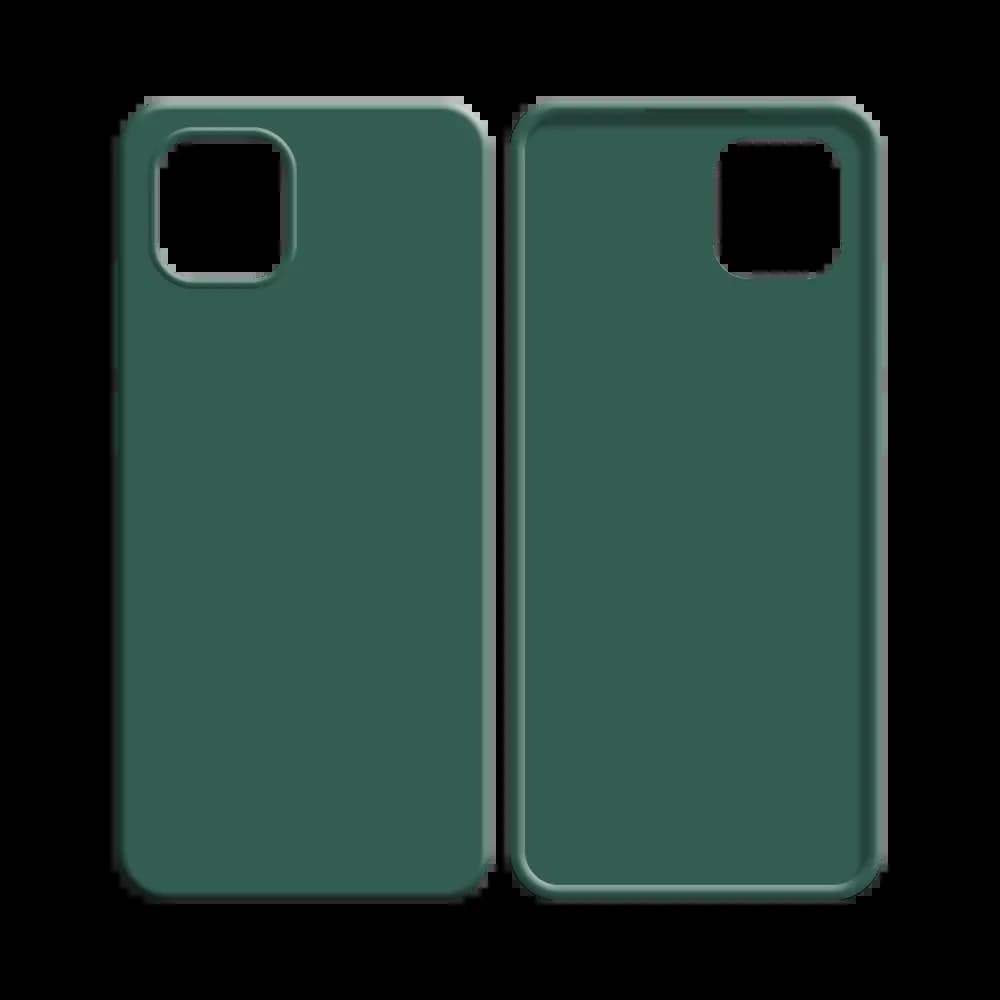 Coque silicone Samsung Galaxy A03 - Vert Foncé - Vue 12