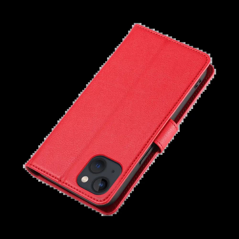 Housse folio anti-RFID iPhone 13 – PROTECT IP011 Rouge - Vue 36