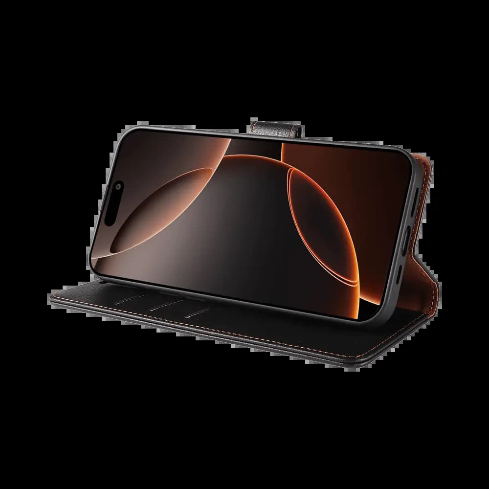 Housse folio anti-RFID iPhone 16 Pro Max – PROTECT IP011 Noir - Vue 13