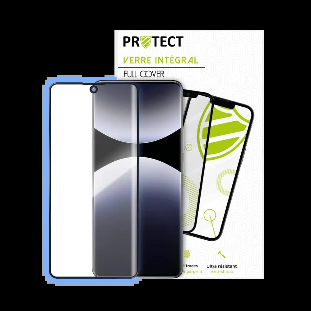 Verre trempé intégral 5D 9H – protection écran Xiaomi Redmi Note 14 Pro 5G – PROTECT Noir - Vue 24