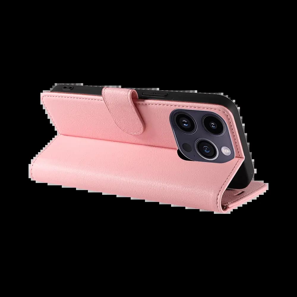 Housse folio anti-RFID iPhone 14 Pro Max – PROTECT IP011 Rose - Vue 4