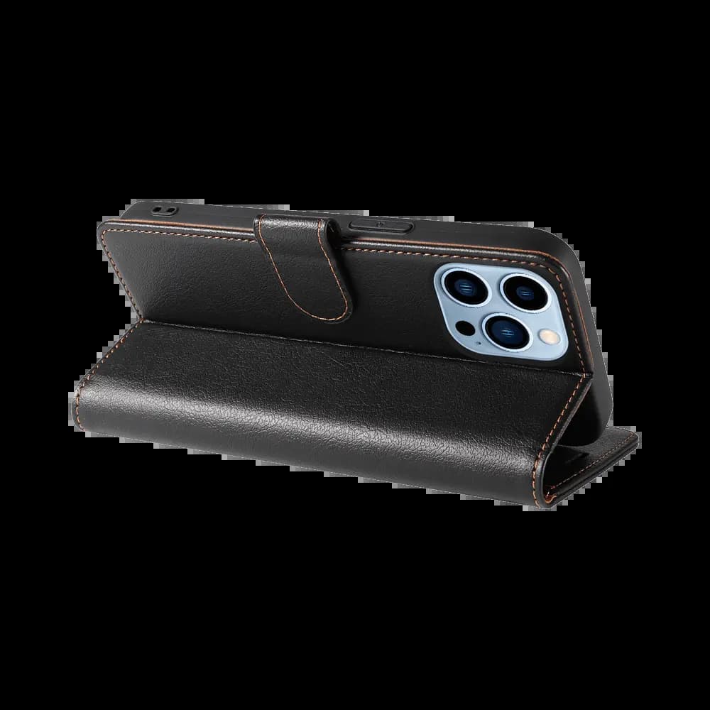 Housse folio anti-RFID iPhone 13 Pro Max – PROTECT IP011 Noir - Vue 4