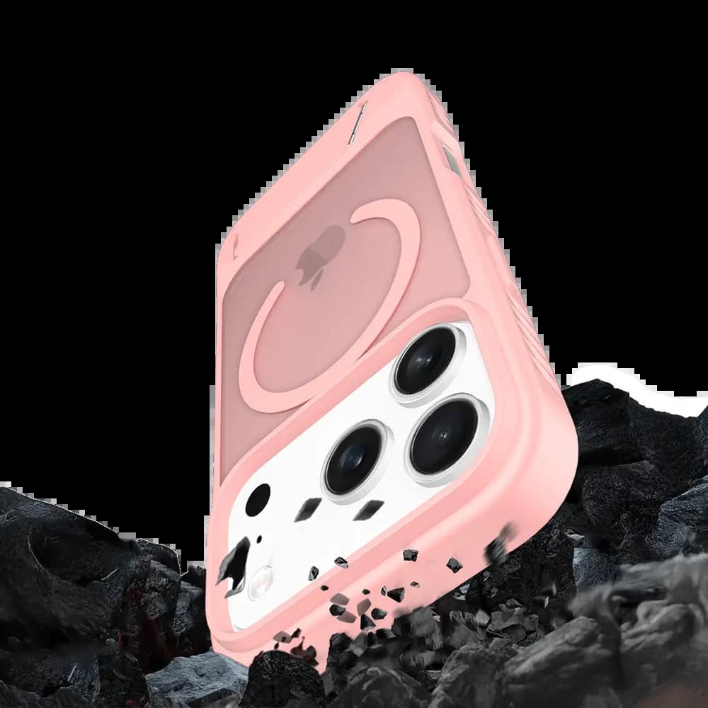 Coque de protection MagSafe avec support – Apple iPhone 17 Pro – PROTECT IF014 Rose - Vue 9