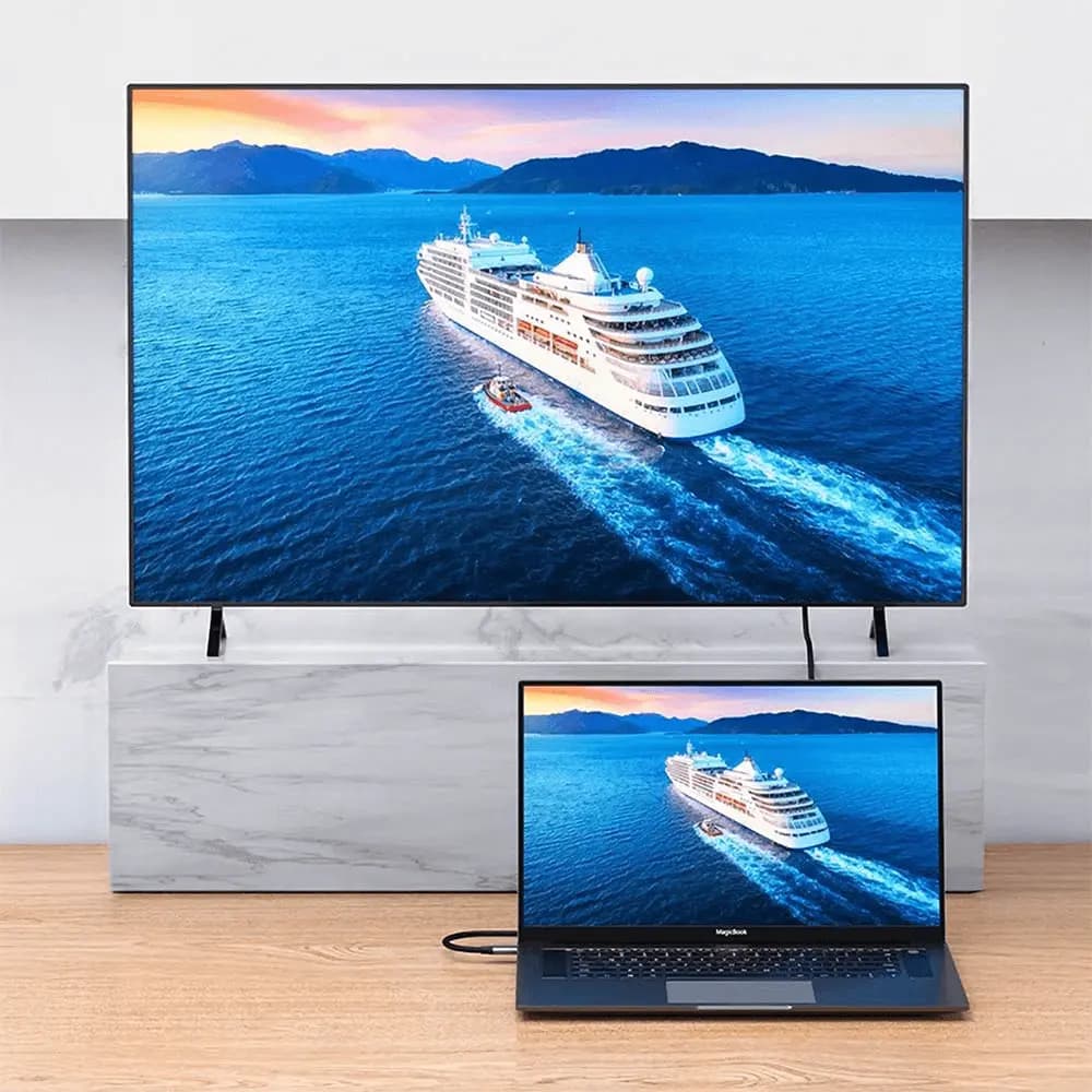 Câble USB-C vers DisplayPort 8K & 4K 144Hz nylon tressé - 2m - Vue 6