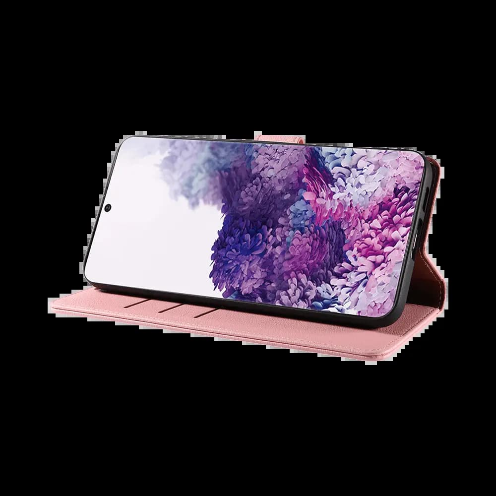 Housse folio anti-RFID Samsung Galaxy S20 FE – PROTECT IP011 Rose - Vue 13