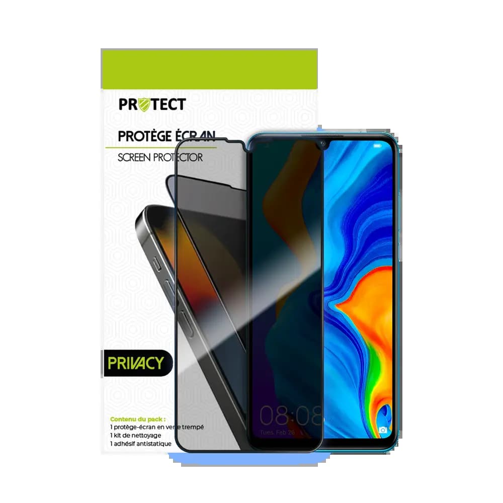 Verre trempé anti-espions 9H – Huawei P30 Lite – PROTECT Transparent - Vue 20