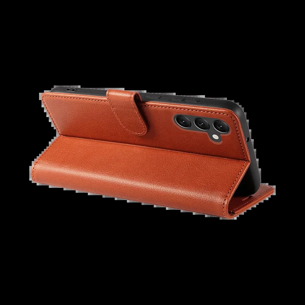 Housse folio anti-RFID Samsung Galaxy A15 5G – PROTECT IP011 Marron  - Vue 4