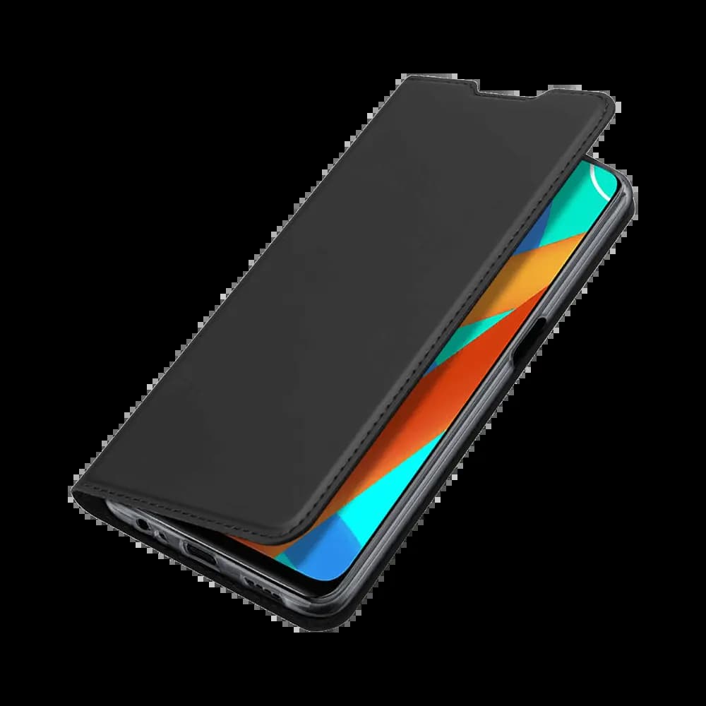 Housse folio Google Realme 8 5G porte-carte – Dux Ducis Skin Pro Noir - Vue 5