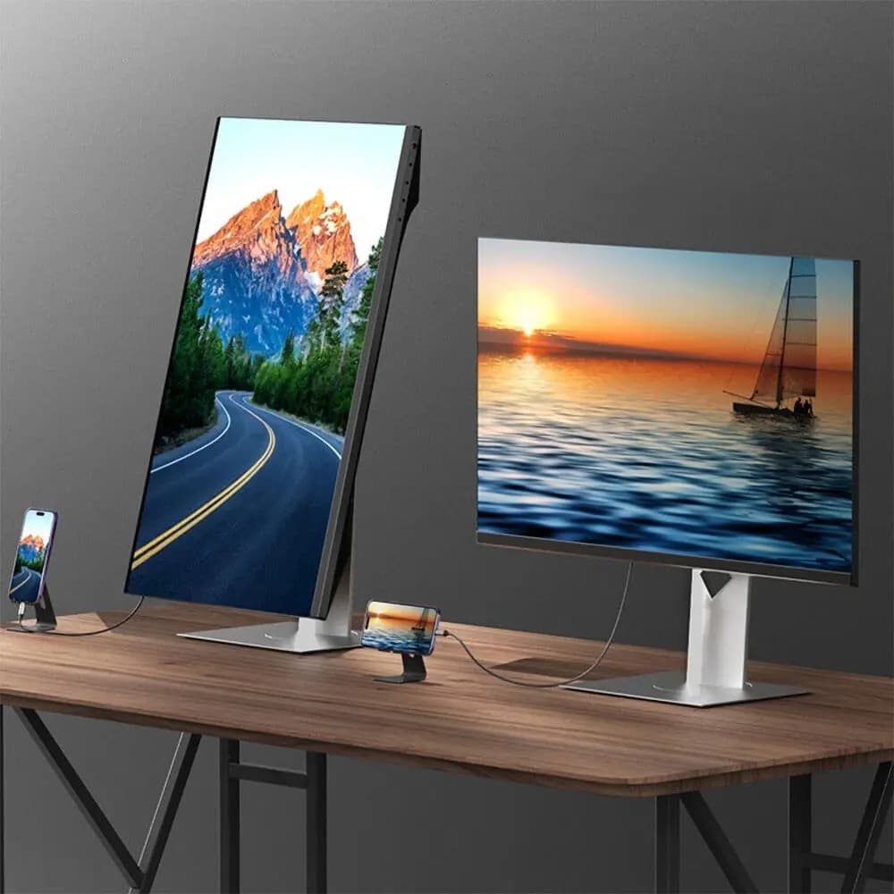 Adaptateur Lightning vers HDMI Full HD 1080p (2m) - Yesido HM13 Gold - Vue 24