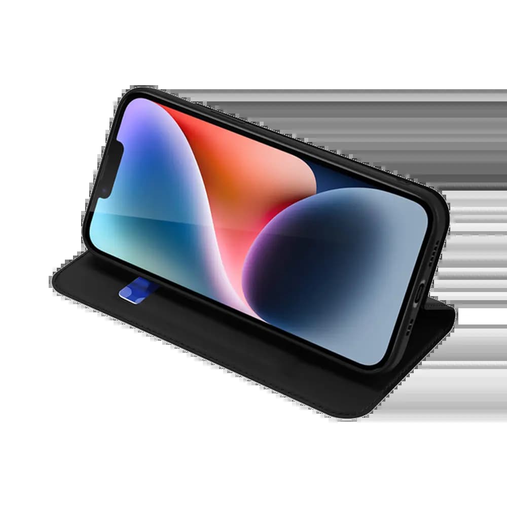 Housse folio iPhone 14 porte-carte – Dux Ducis Skin Pro Noir - Vue 5
