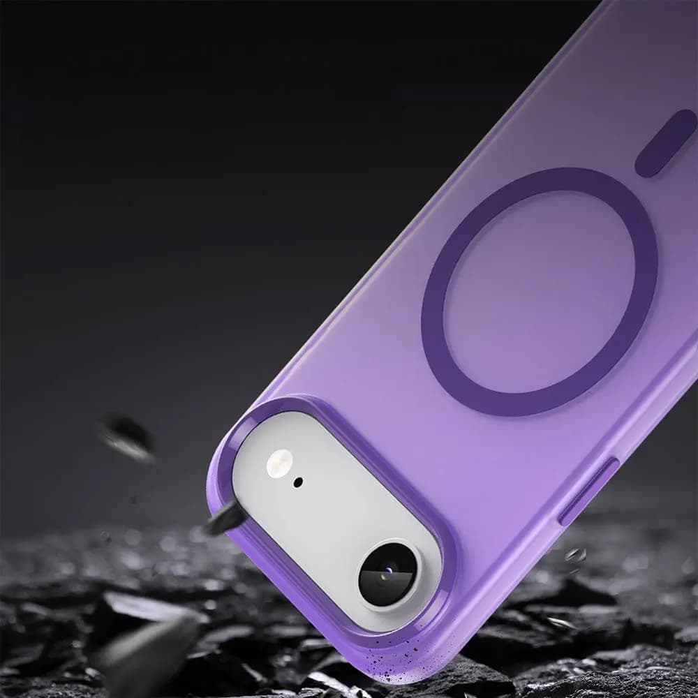 Coque MagSafe bi-matière – iPhone Air – PROTECT MF-006 Violet Foncé - Vue 32