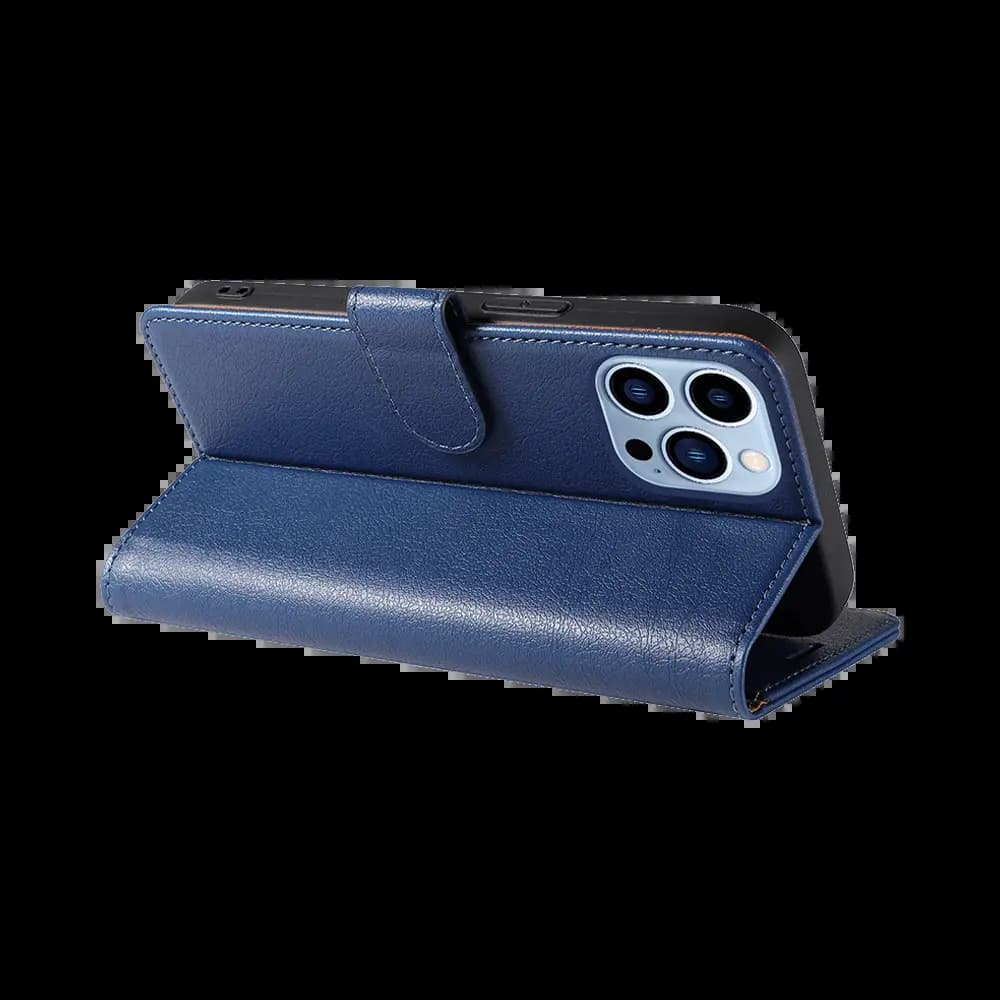 Housse folio anti-RFID iPhone 11 Pro Max – PROTECT IP011 Bleu Marine - Vue 4