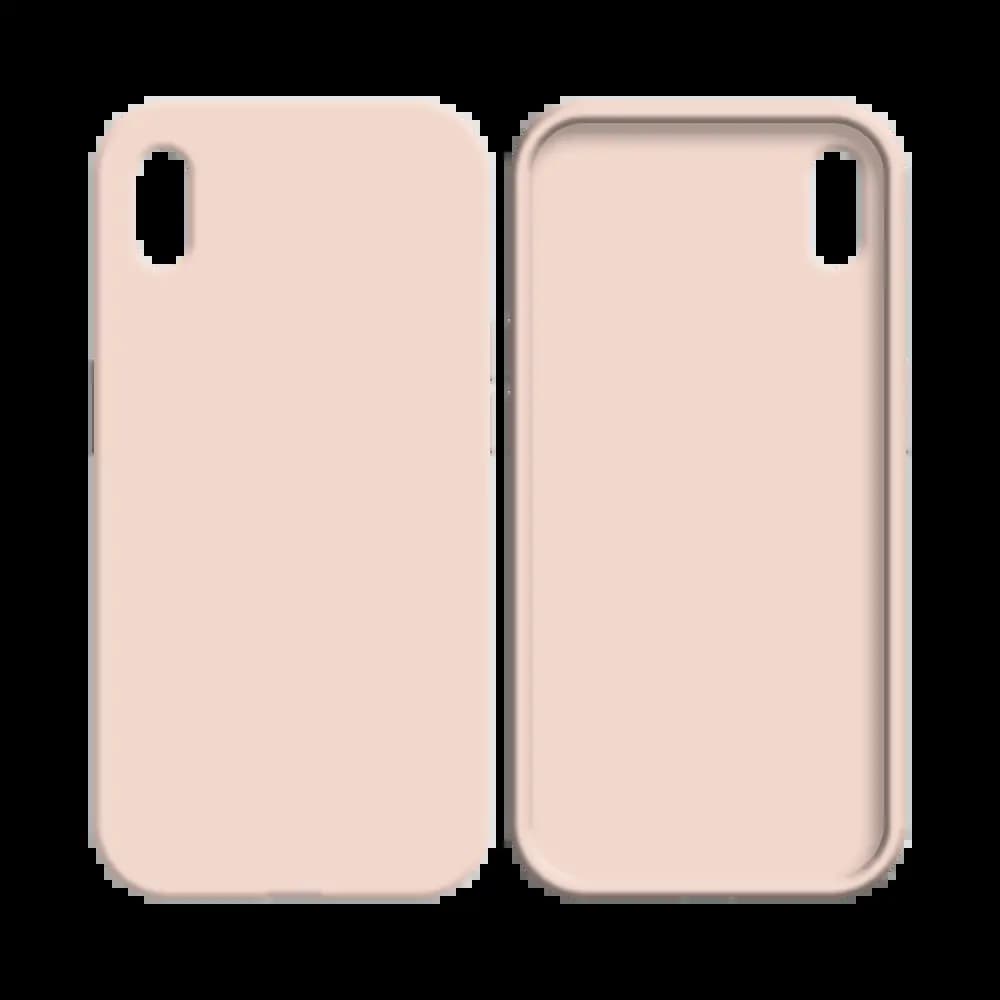 Coque silicone iPhone XR - Rose Gold - Vue 8