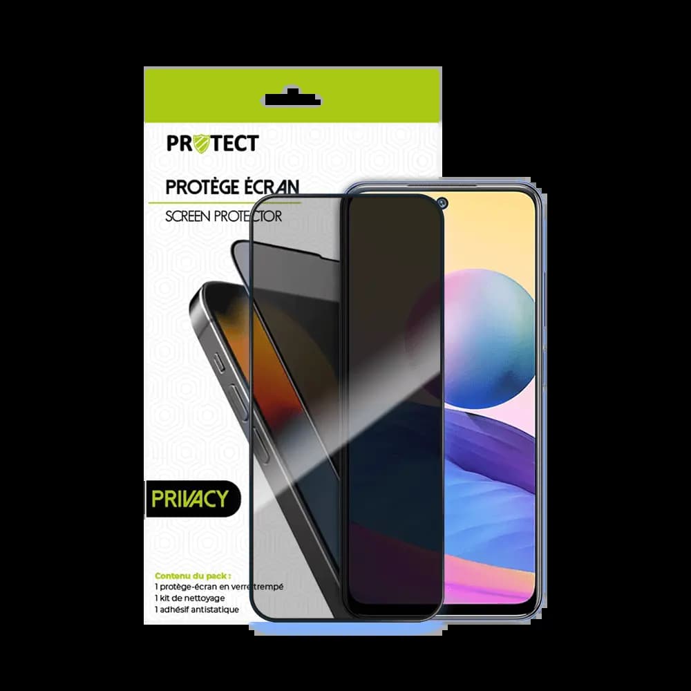 Verre trempé anti-espions 9H – Xiaomi Redmi Note 10 5G – PROTECT Transparent - Vue 20
