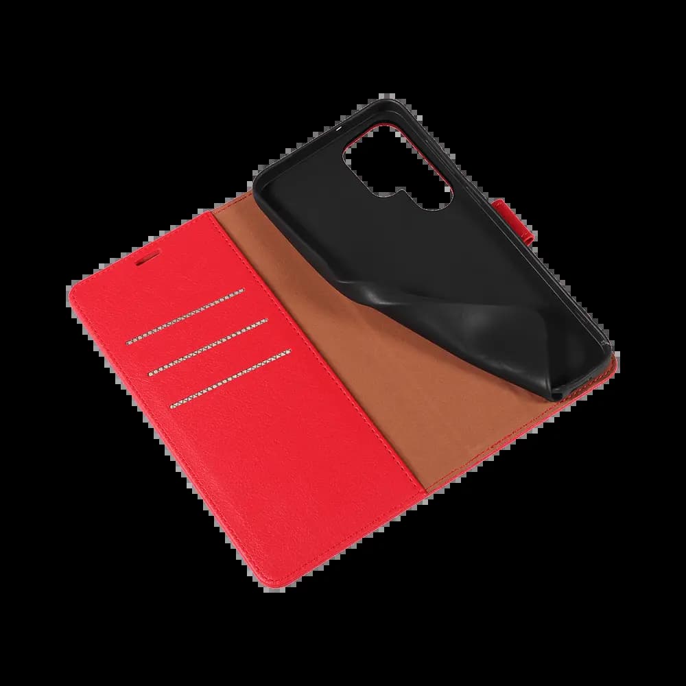 Housse folio anti-RFID Samsung Galaxy S26 Ultra – PROTECT IP011 Rouge - Vue 13
