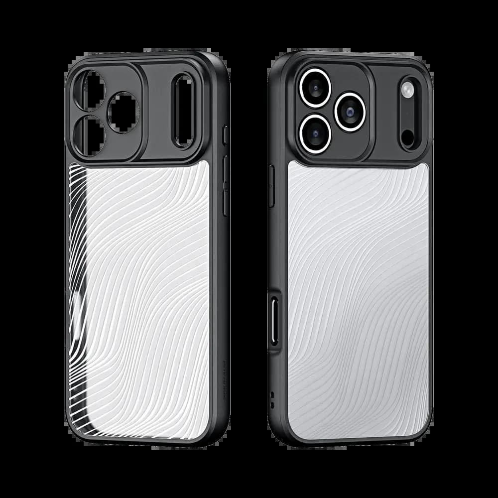 Coque anti-chocs finition mate – iPhone 17 Pro – Dux Ducis Aimo Noir - Vue 4