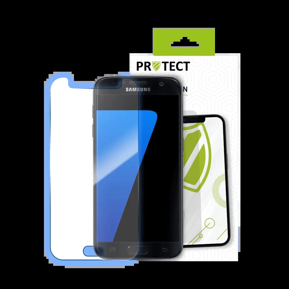 Verre trempé 9H – protection écran Samsung Galaxy S7 – PROTECT Transparent - Vue 8
