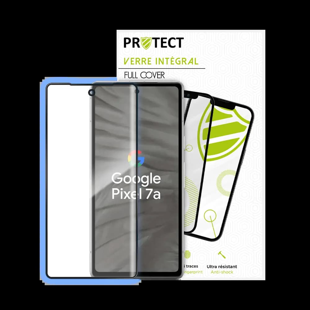 Verre trempé intégral 5D 9H – protection écran Google Pixel 7a – PROTECT Noir - Vue 24