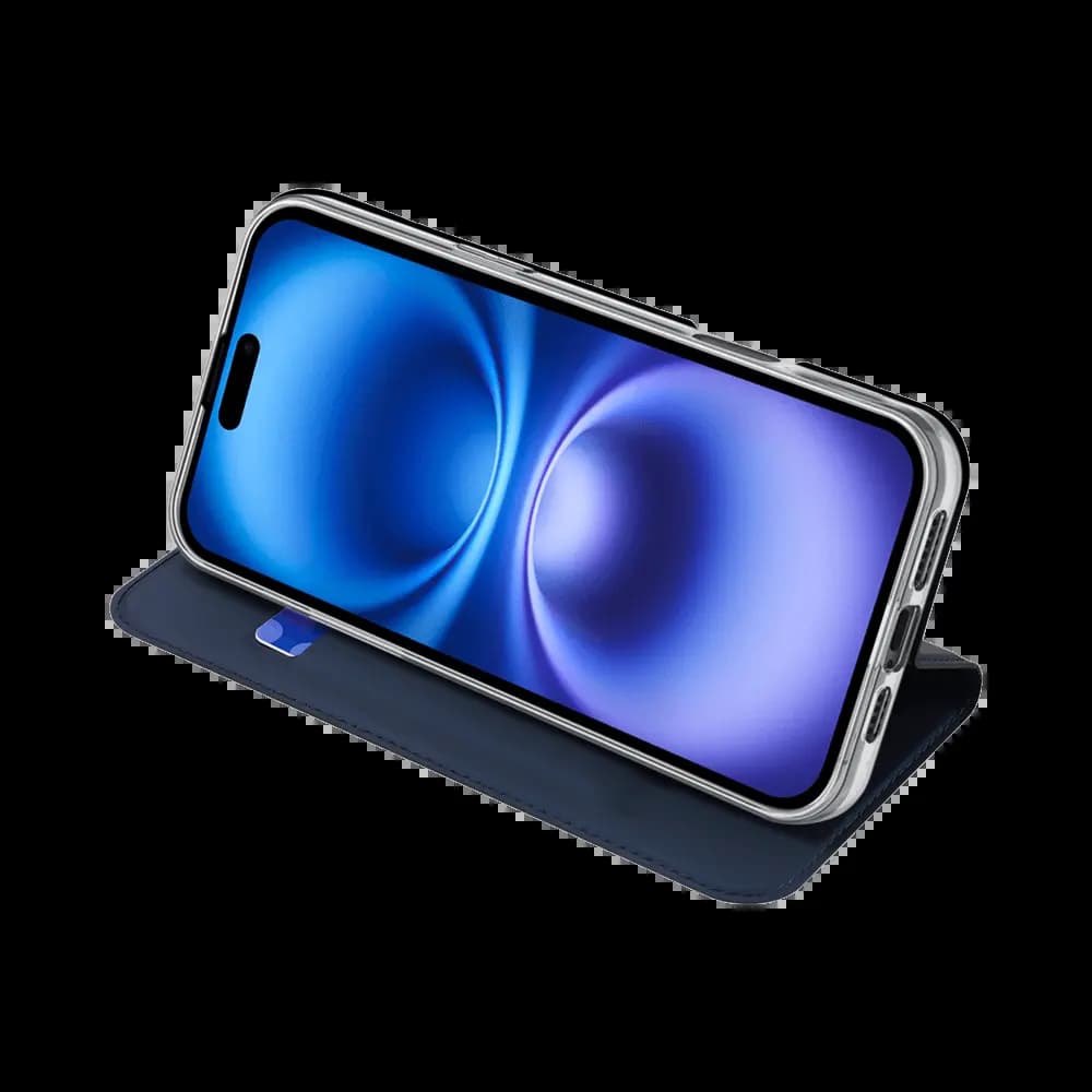 Housse folio iPhone 16 porte-carte – Dux Ducis Skin Pro Noir - Vue 7