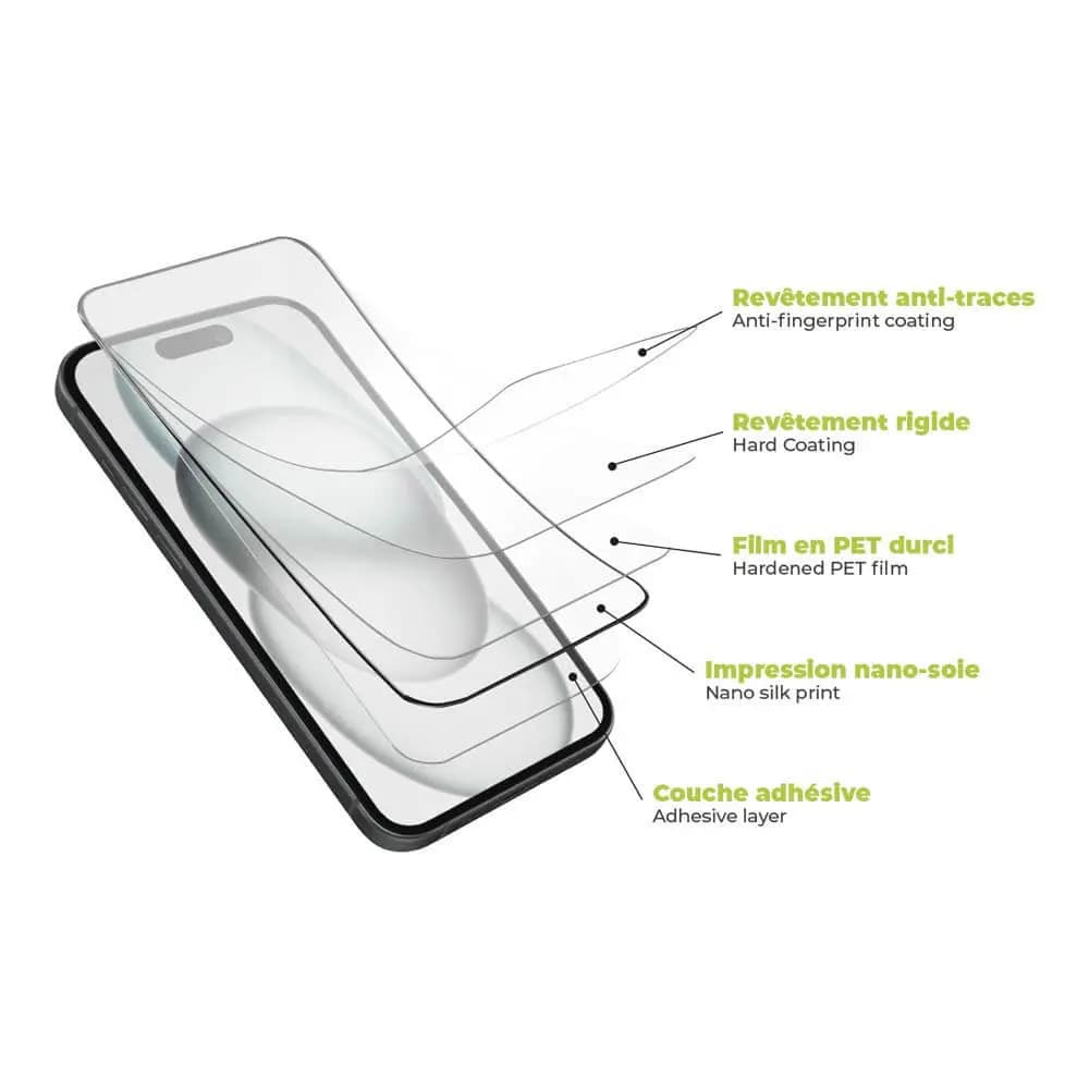 Film de protection extrême 7H – Samsung Galaxy S25 Ultra – PROTECT Transparent - Vue 6