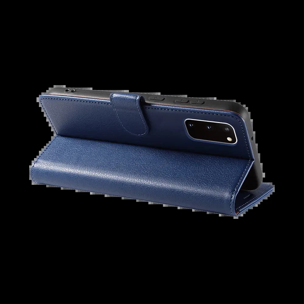 Housse folio anti-RFID Samsung Galaxy S20 – PROTECT IP011 Bleu Marine - Vue 4