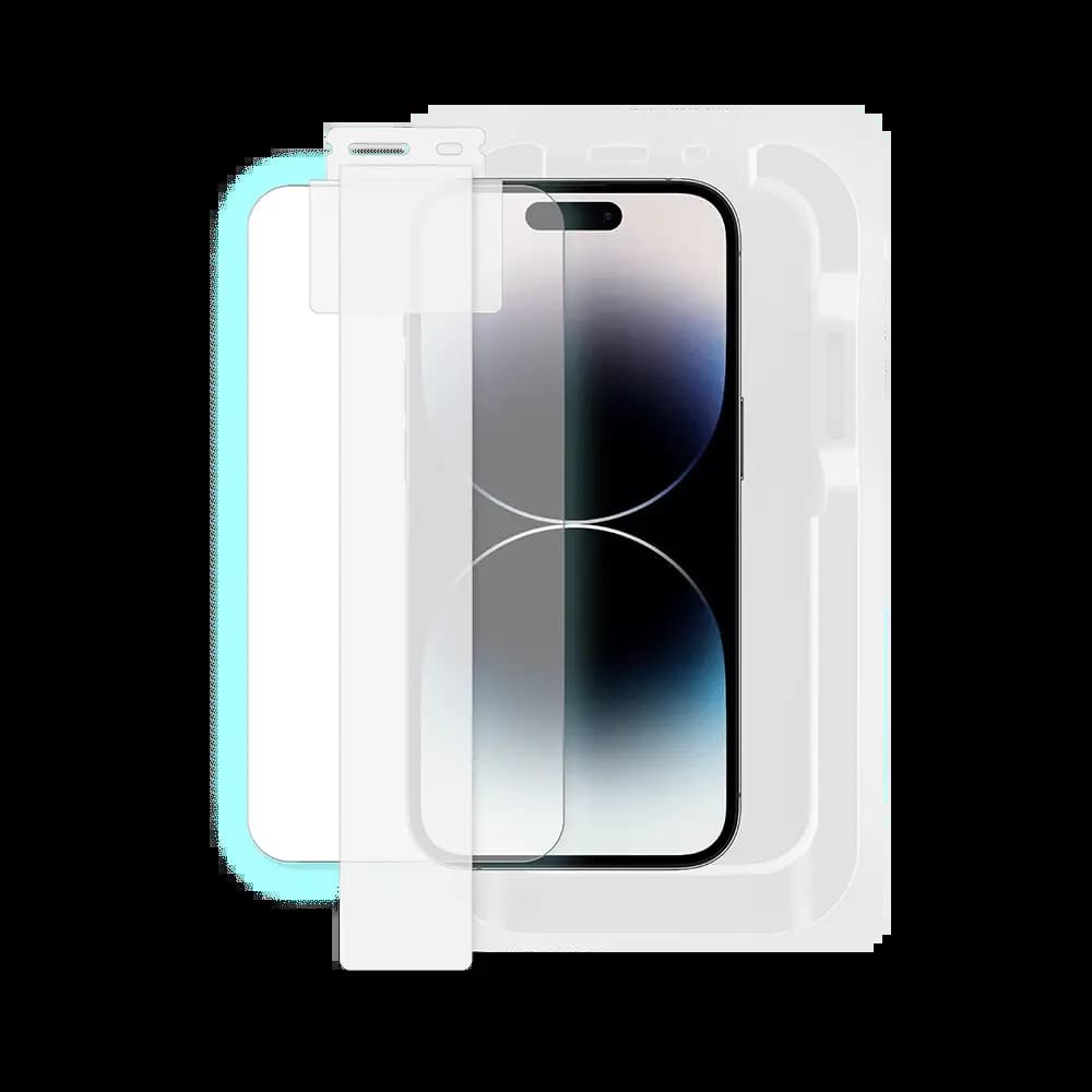Verre trempé (x2) iPhone 14 Pro - applicateur installation facile - PROTECT - Vue 5
