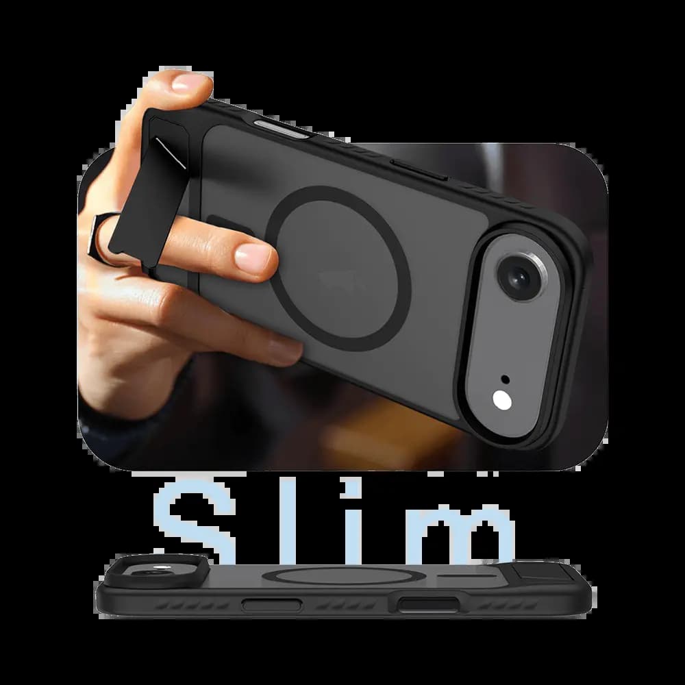 Coque de protection MagSafe avec support – Apple iPhone Air – PROTECT IF014 Noir - Vue 5