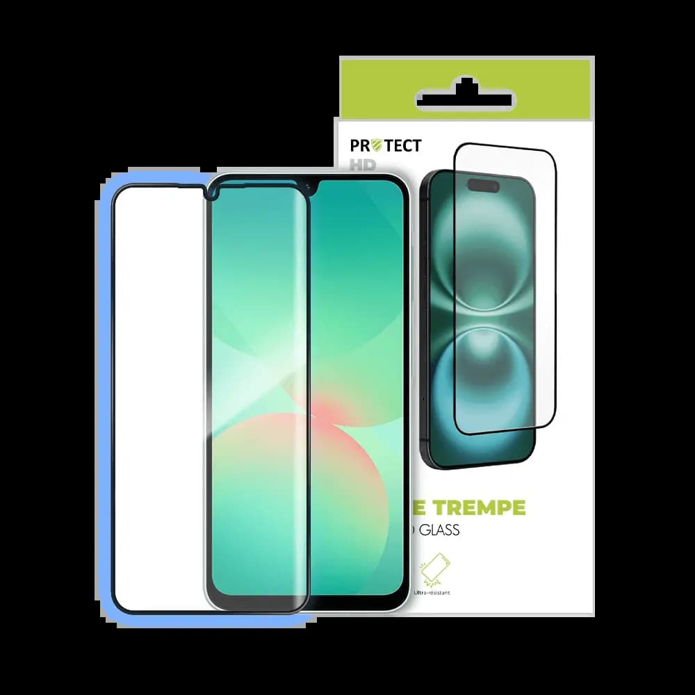 Verre trempé Samsung Galaxy A26 5G - protection écran 9H - PROTECT Transparent - Vue 24