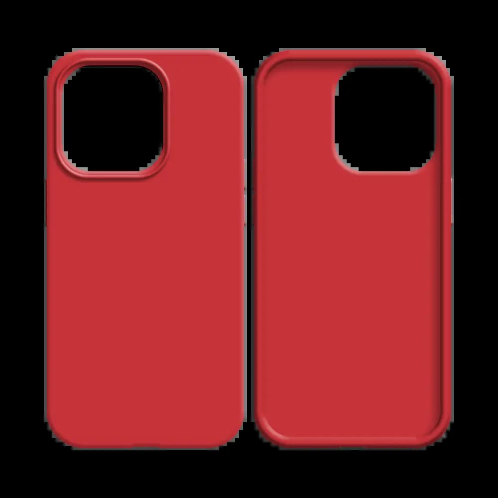 Coque silicone iPhone 13 Pro Max - Rouge - Vue 12