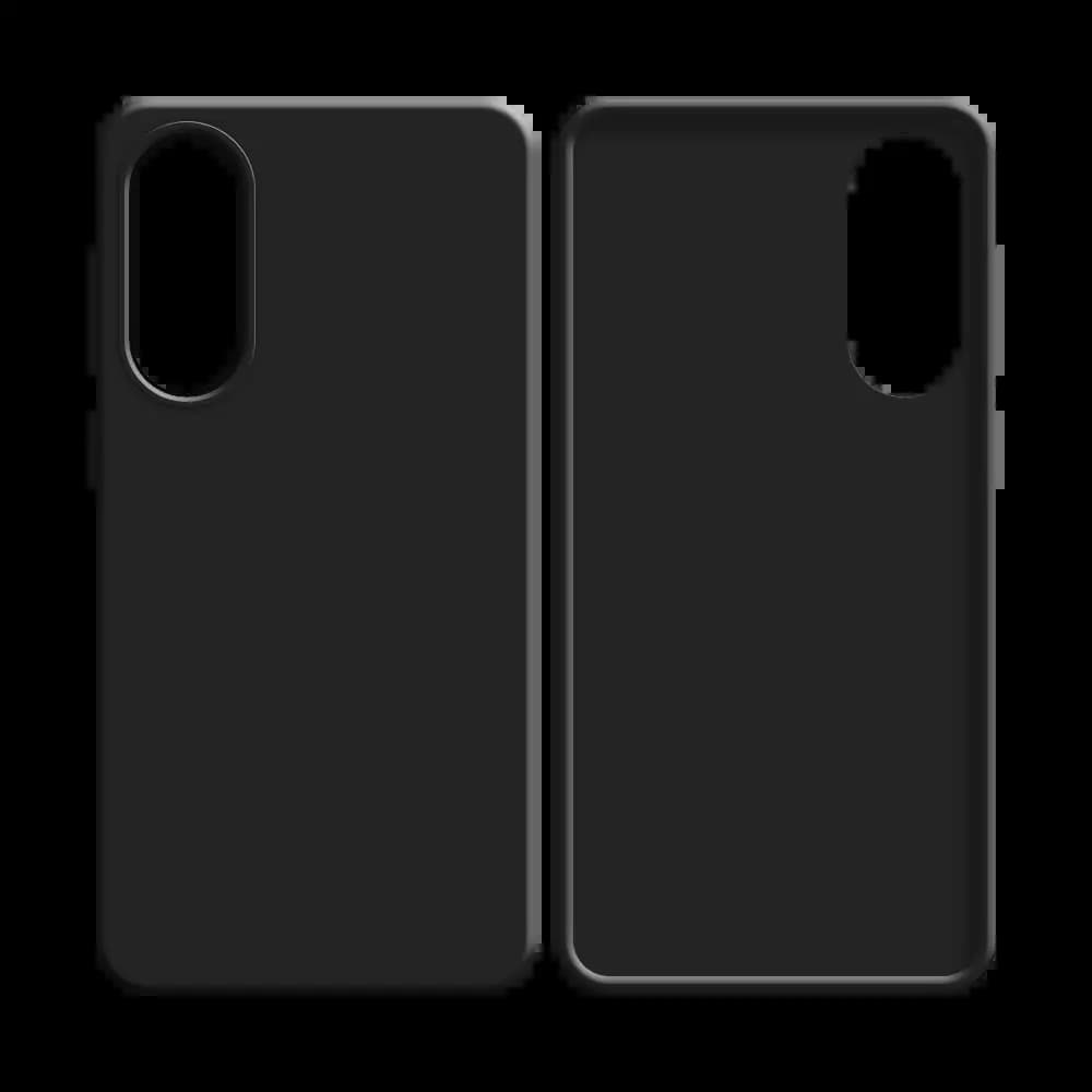 Coque silicone Samsung Galaxy S25 Edge - Noir - Vue 8