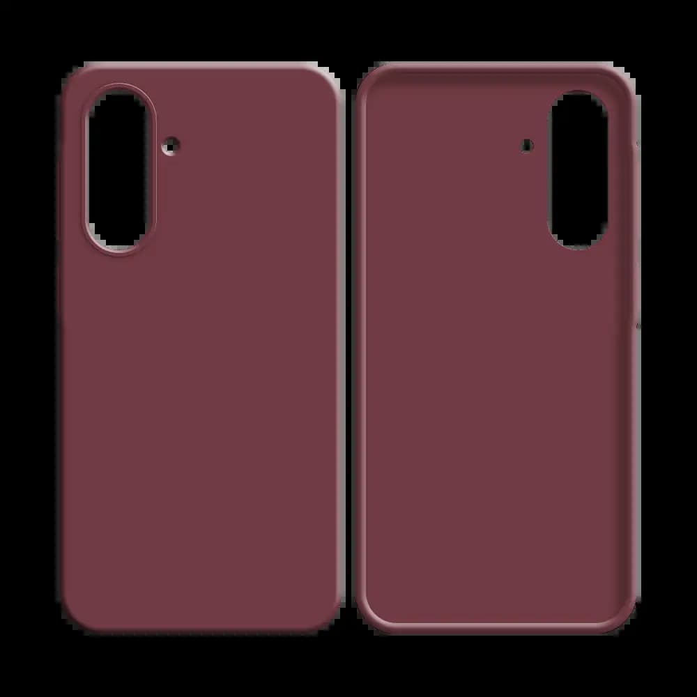Coque silicone Samsung Galaxy A36 5G / Galaxy A56 5G - Bordeaux - Vue 8