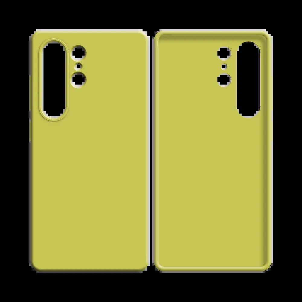 Coque silicone Samsung Galaxy S25 Ultra - Jaune - Vue 8