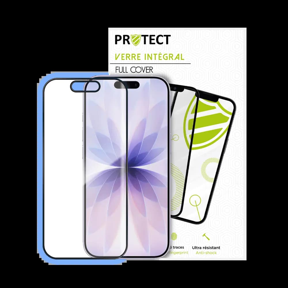 Verre trempé intégral 5D 9H – protection écran Apple iPhone 17 – PROTECT Noir - Vue 24