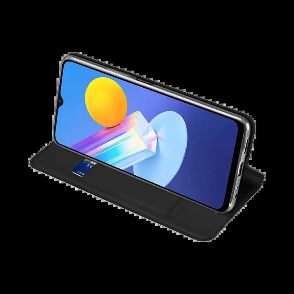 Housse folio Vivo Y72 porte-carte – Dux Ducis Skin Pro Noir - Vue 16