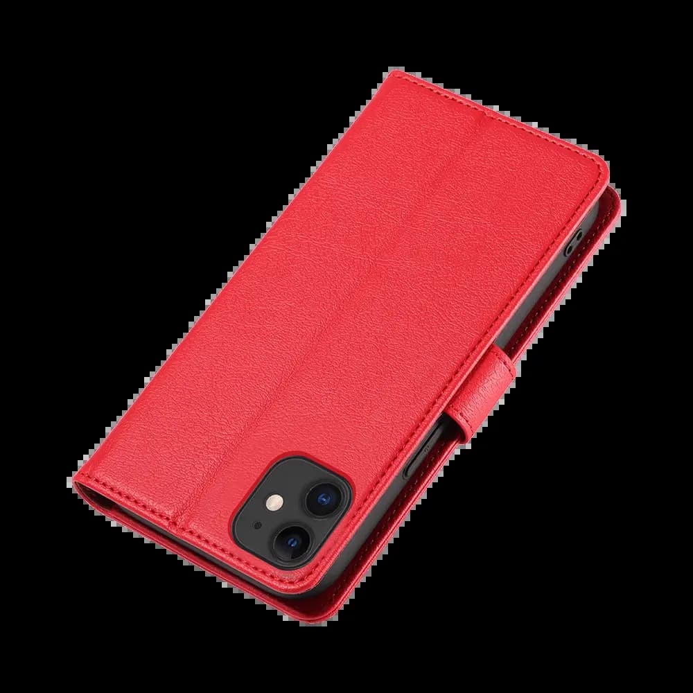 Housse folio anti-RFID iPhone 11 – PROTECT IP011 Rouge - Vue 36