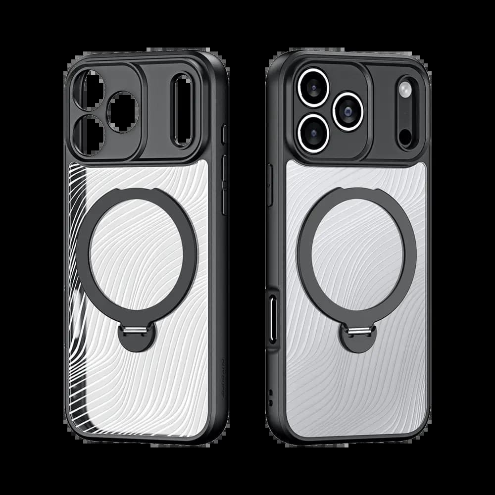 Coque MagSafe avec support – iPhone 17 Pro – Dux Ducis Aimo Mag Noir - Vue 5