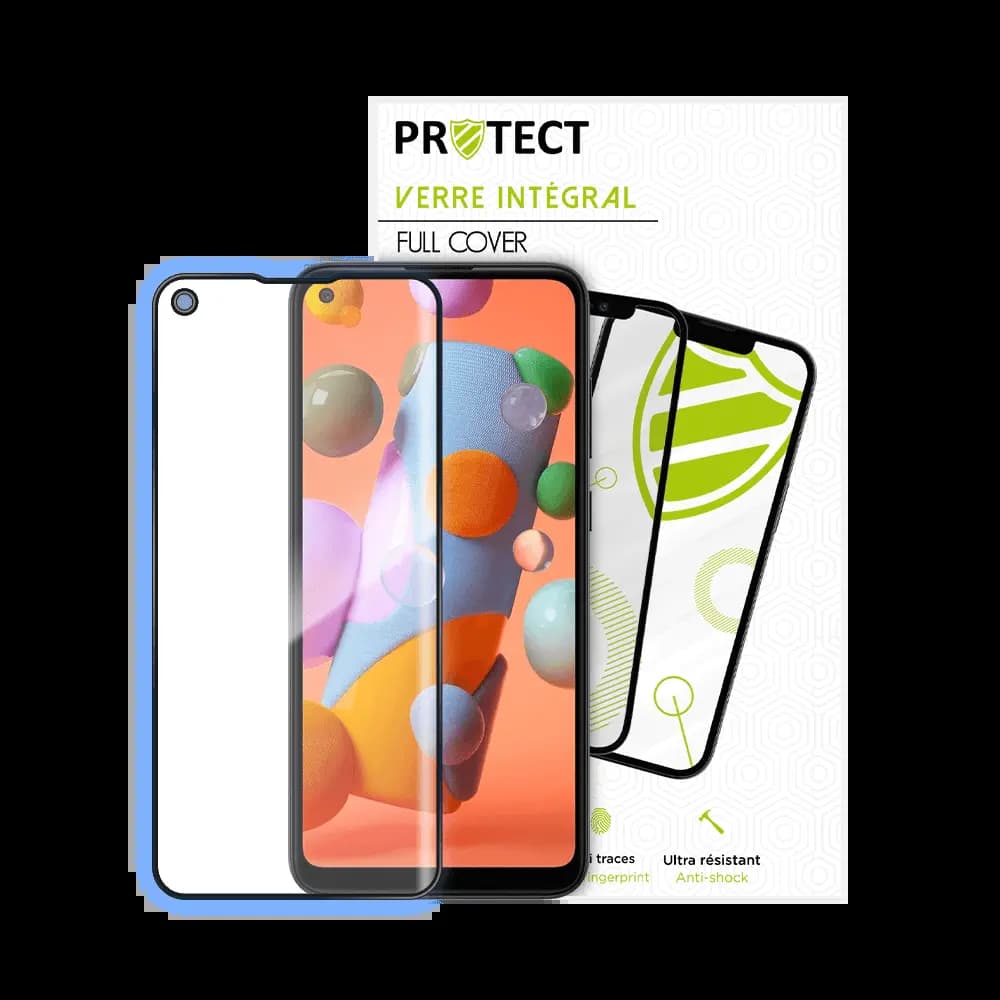 Verre trempé intégral 5D 9H – protection écran Samsung Galaxy A11 – PROTECT Noir - Vue 24