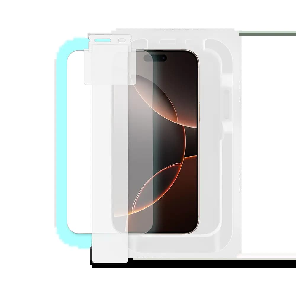 Verre trempé (x2) iPhone 16 Pro Max - applicateur installation facile - PROTECT - Vue 5