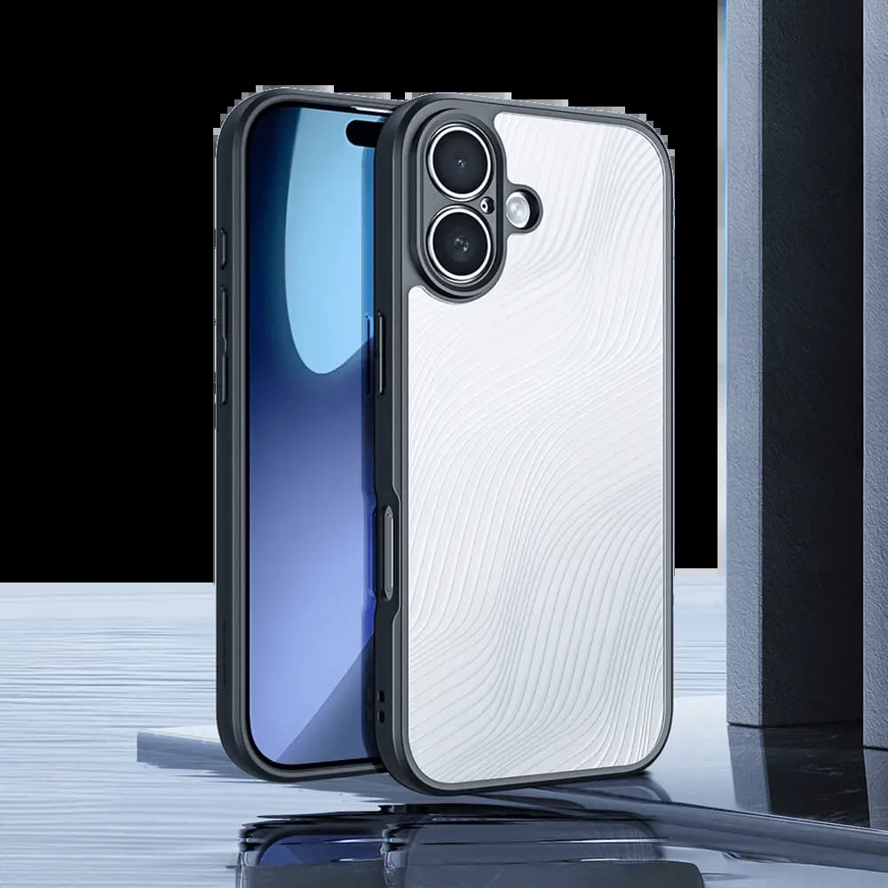 Coque anti-chocs finition mate – iPhone 17 – Dux Ducis Aimo Noir - Vue 7