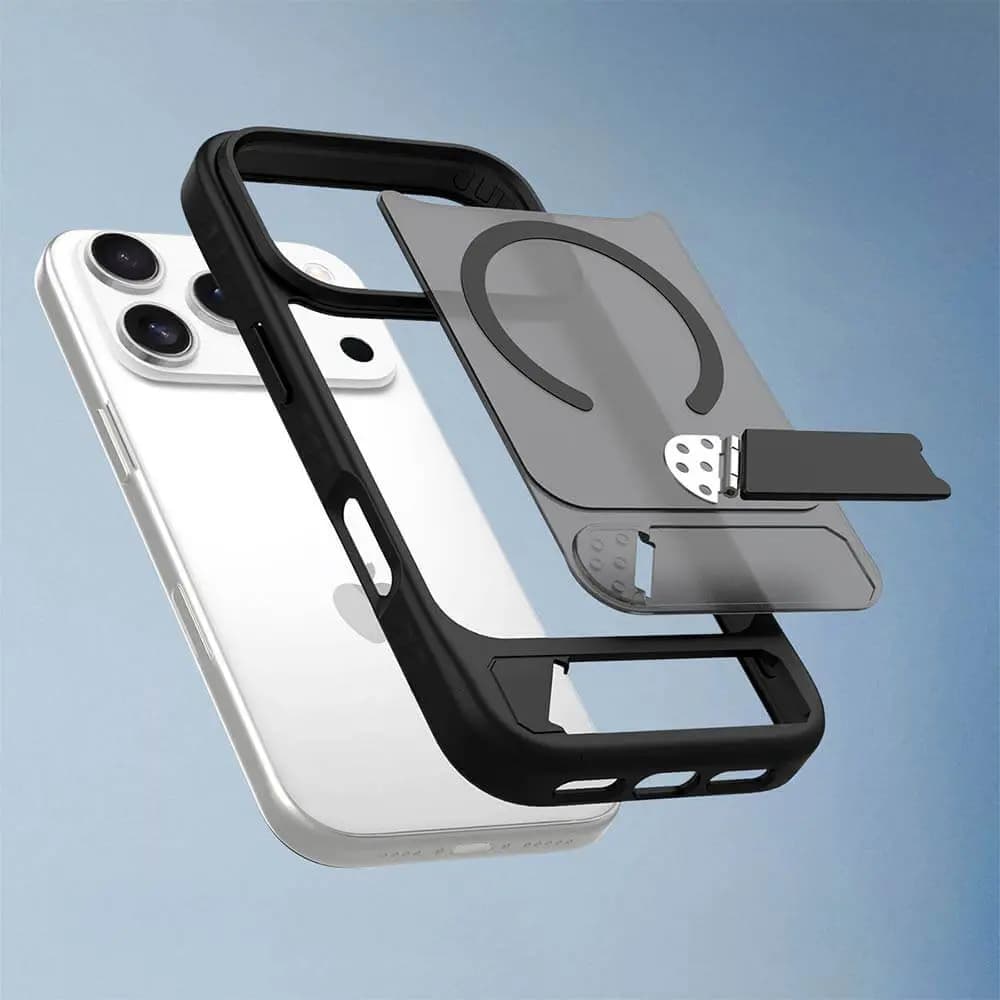 Coque de protection MagSafe avec support – Apple iPhone 17 Pro – PROTECT IF014 Noir - Vue 32