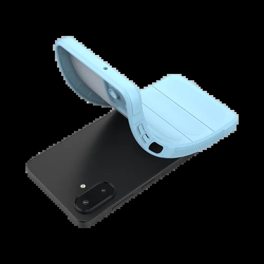 Coque de protection antichoc renforcée – Samsung Galaxy A07 4G – PROTECT IX008 Bleu Clair - Vue 5